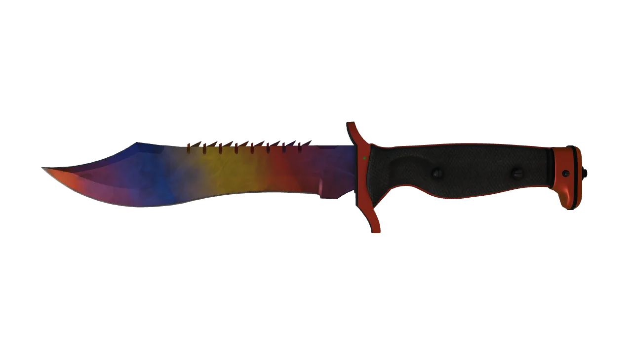 ★ Bowie Knife | Marble Fade (Minimal Wear) — Dust II light, front