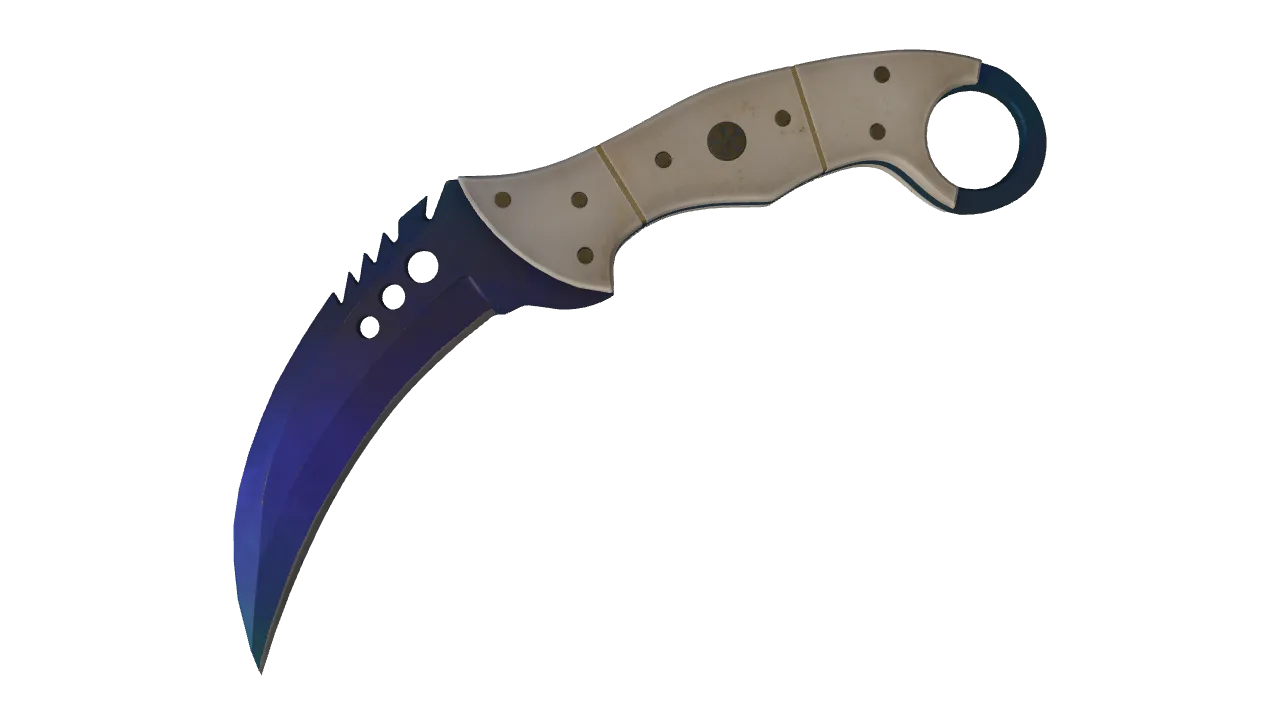 ★ Talon Knife | Doppler (Phase 3) (Minimal Wear) — Dust II light, front