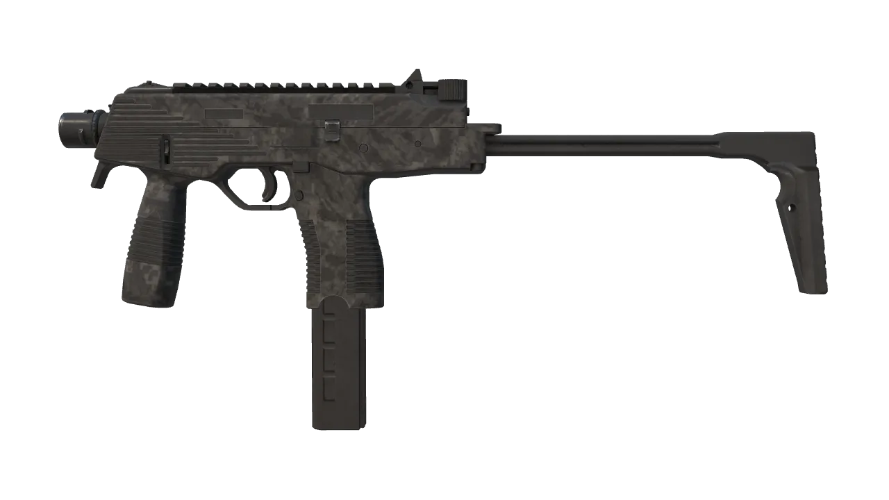 Souvenir MP9 | Dizzy (Battle-Scarred) — Dust II light, front