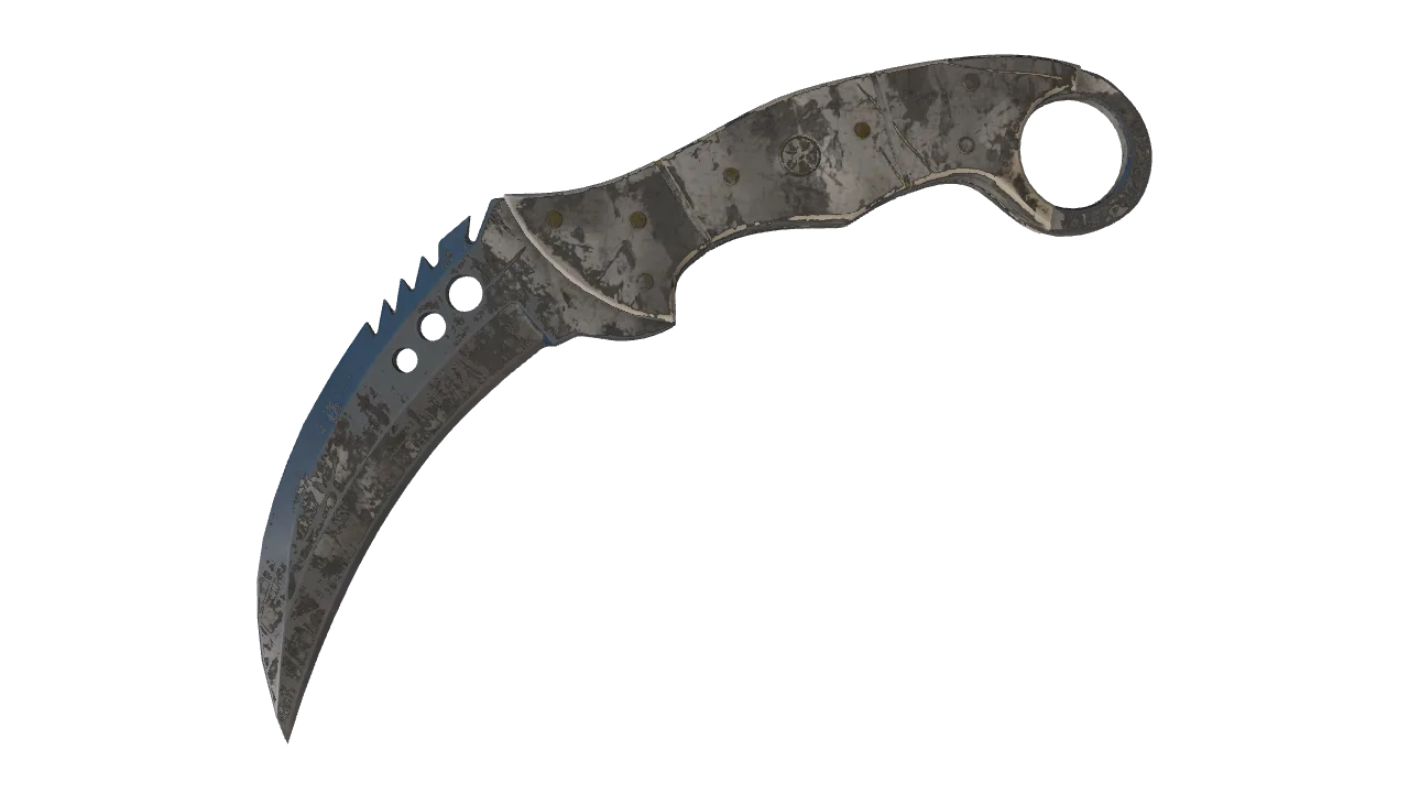 ★ Talon Knife | Urban Masked (Battle-Scarred) — Dust II light, front