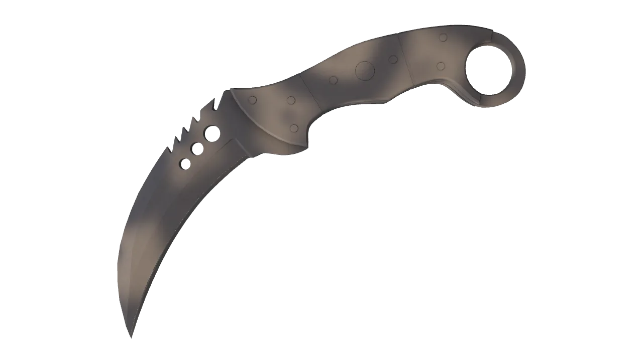 ★ Talon Knife | Scorched (Factory New) — Dust II light, front