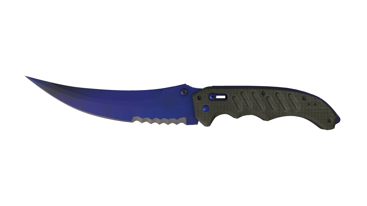 ★ Flip Knife | Doppler (Phase 4) (Factory New) — Dust II light, front