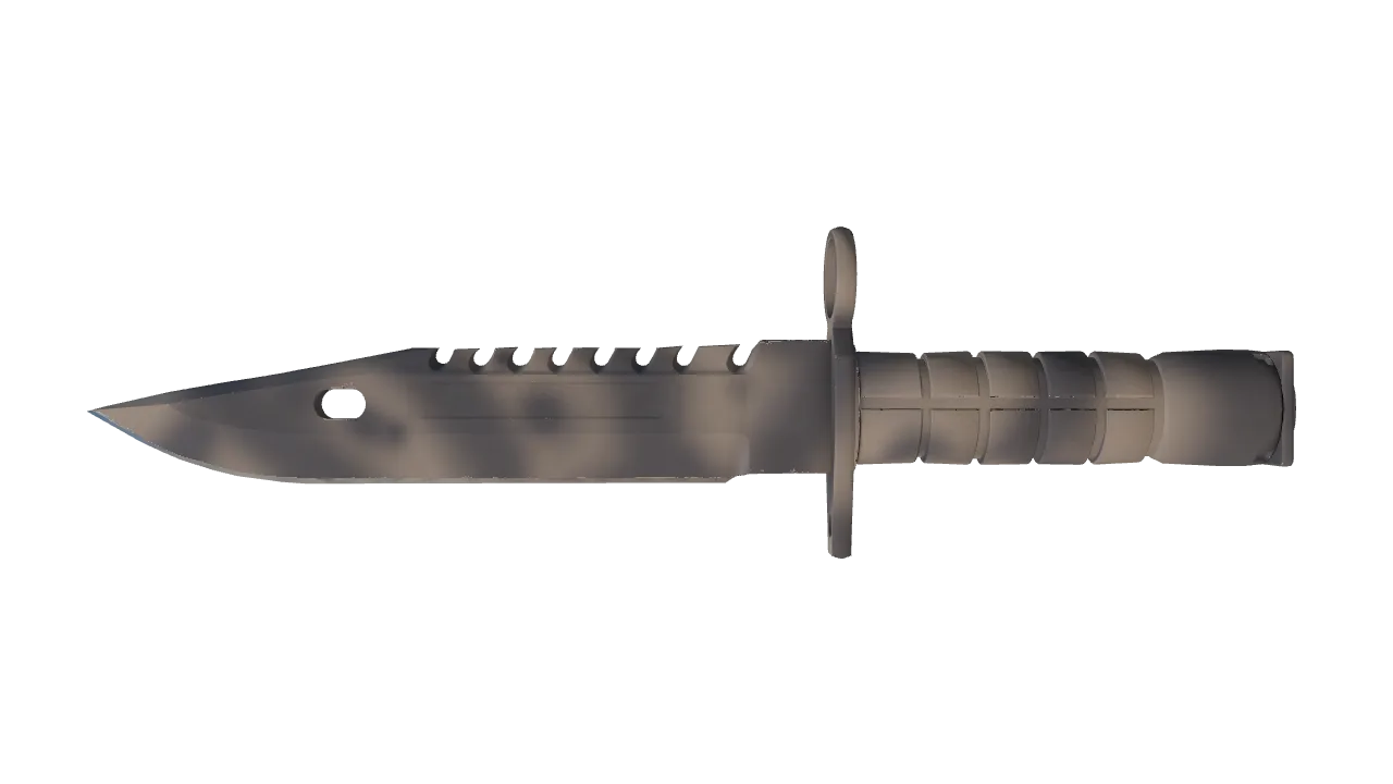 ★ M9 Bayonet | Scorched (Factory New) — Dust II light, front