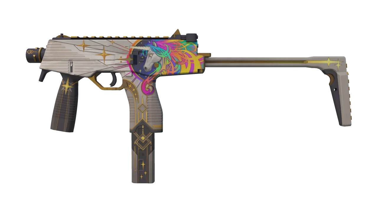 StatTrak™ MP9 | Starlight Protector (Factory New) — Dust II light, front
