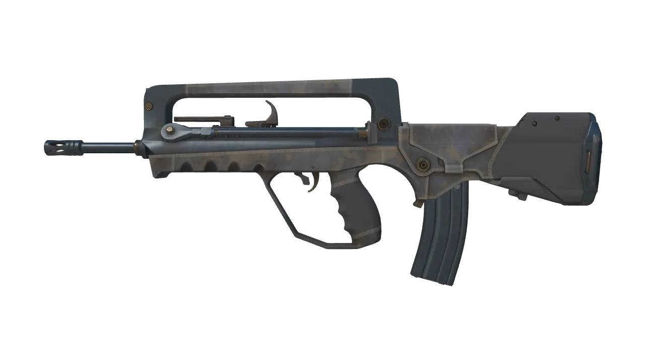 FAMAS | Half Sleeve (Factory New) — Dust II light, front