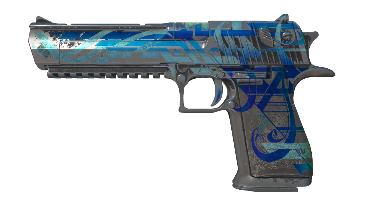 Souvenir Desert Eagle | Eastern Enigma (Battle-Scarred) — Dust II light, front