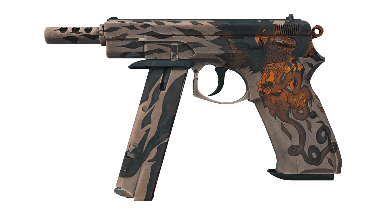 Souvenir CZ75-Auto | Circaetus (Minimal Wear) — Dust II light, front