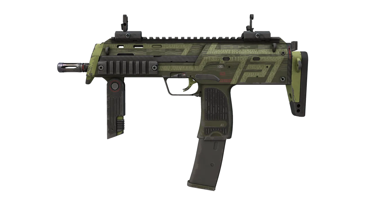 MP7 | Base-2 (Field-Tested) — Dust II light, front
